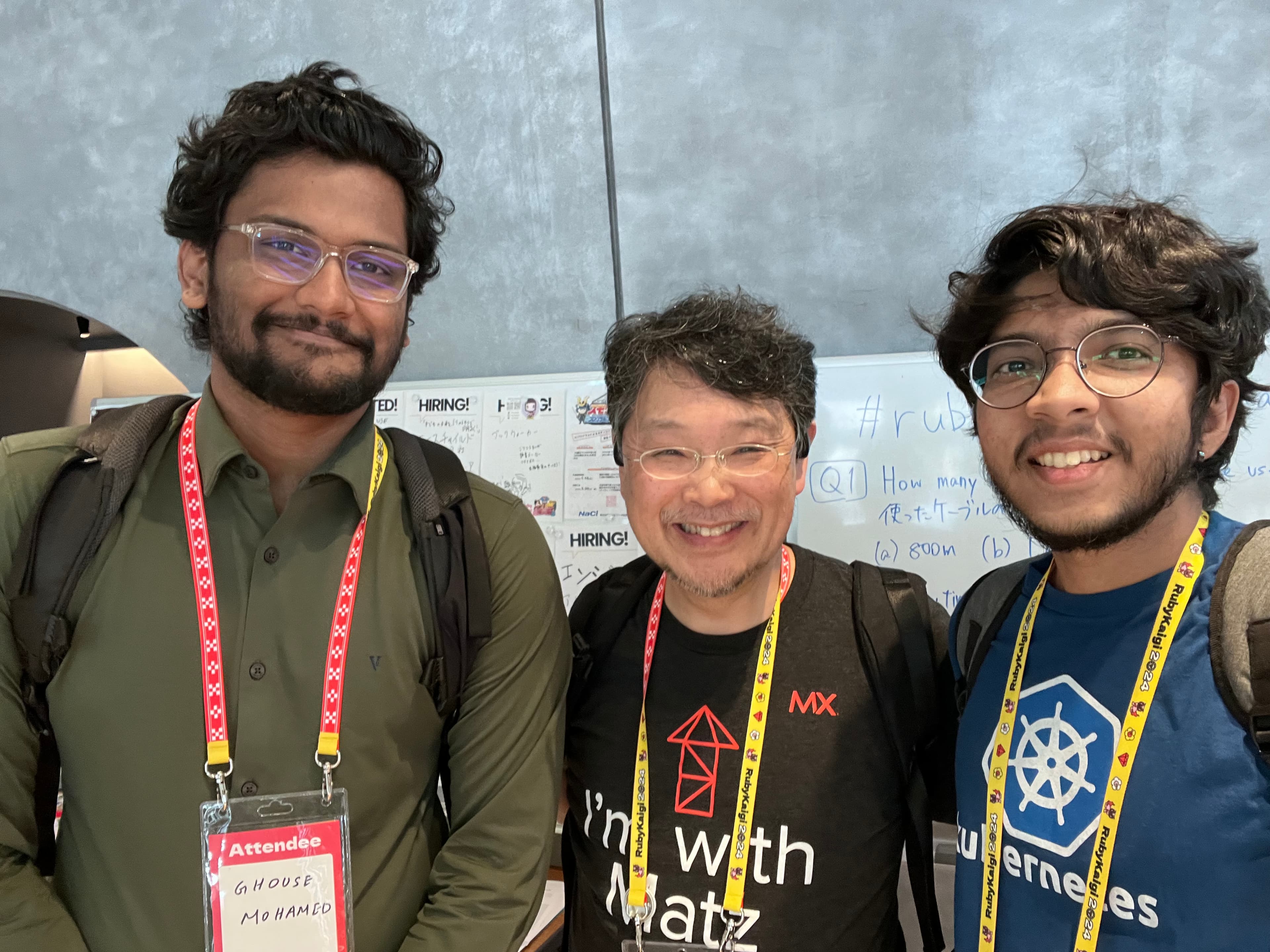 With Matz at RubyKaigi in Okinawa